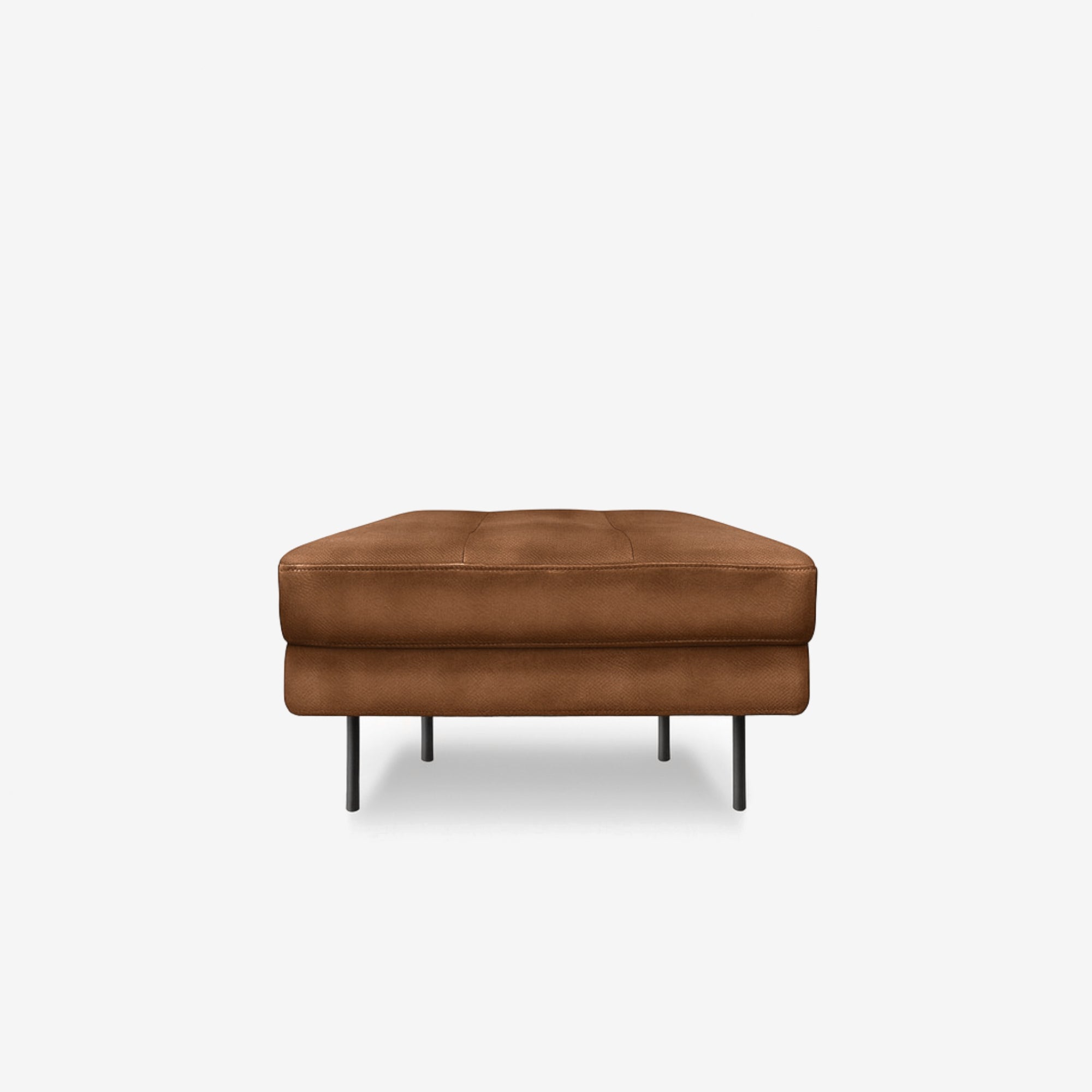 Arya Leather Ottoman Chester Cocoa