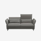 Ashby 2 Seater Leather Sofa Brianne Grey