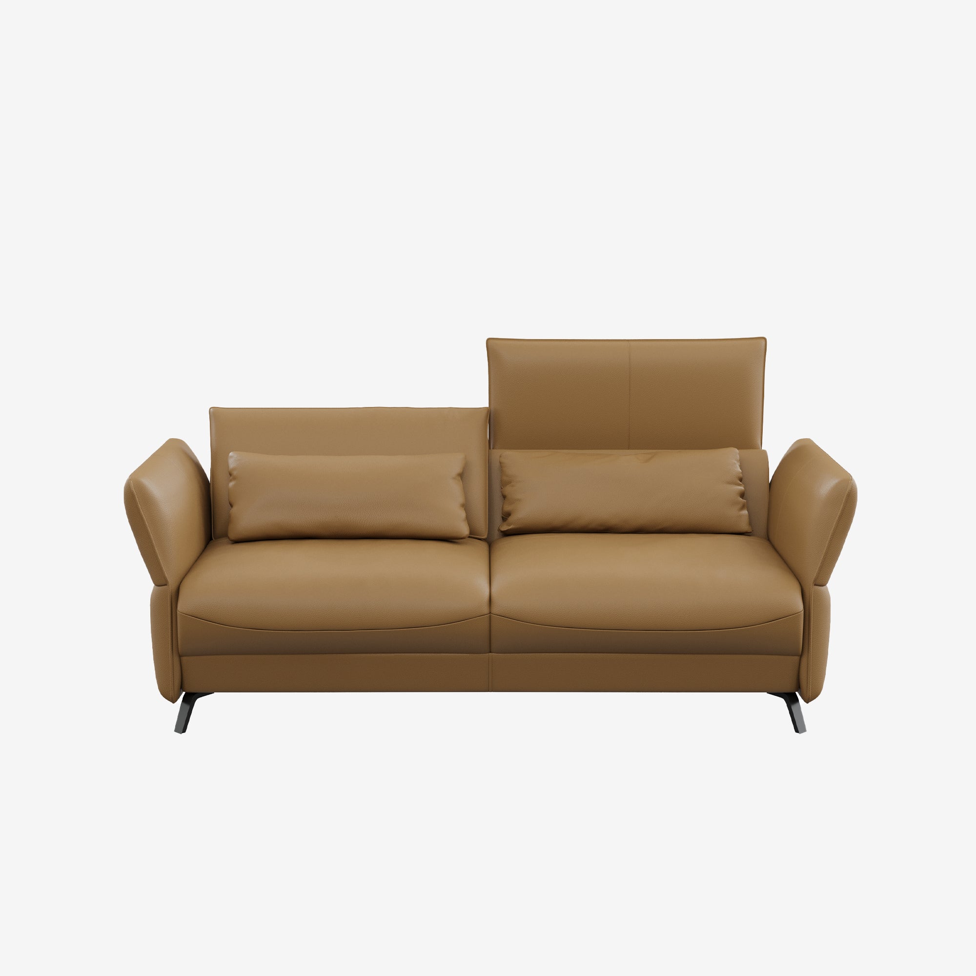 Ashby 2 Seater Leather Sofa Brianne Nude