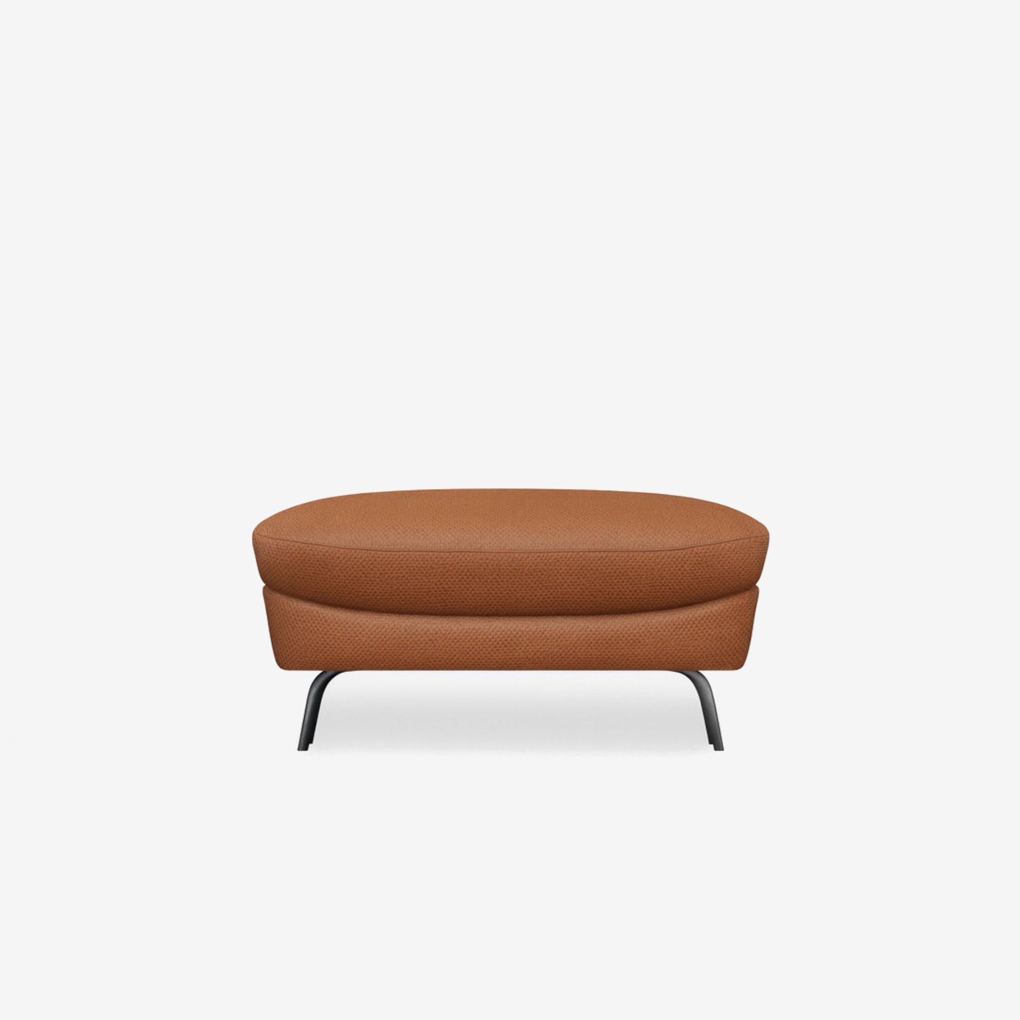 Ashby Leather Ottoman Brianne Cognac