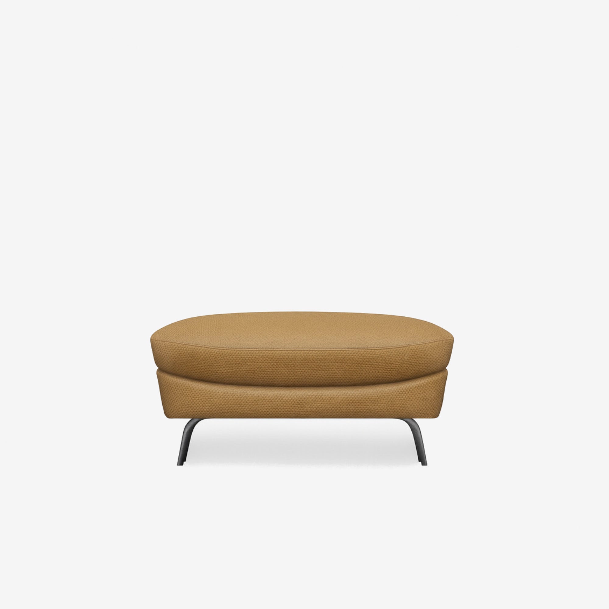 Ashby Leather Ottoman Brianne Nude