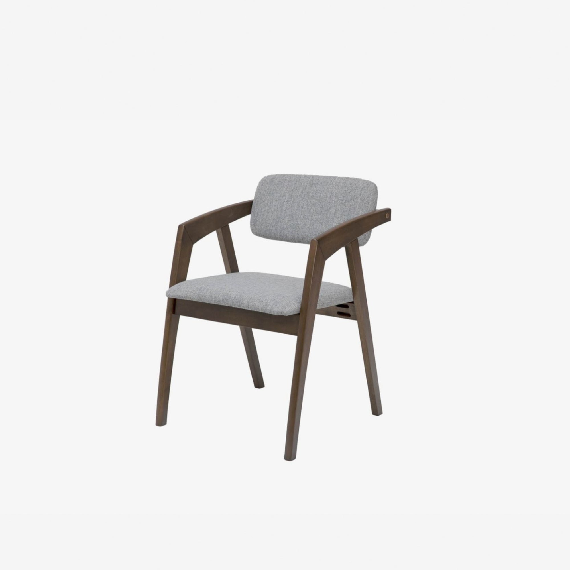 Astrid Dining Chair Set for 2 - Mocha Walnut