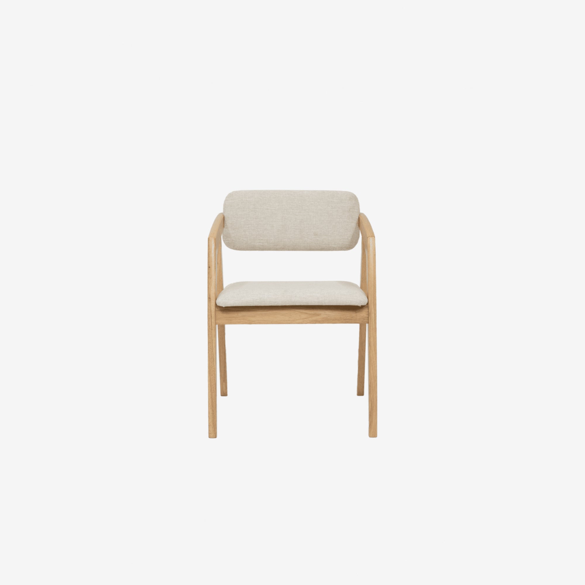 Astrid Dining Chair Set for 2 - Natural