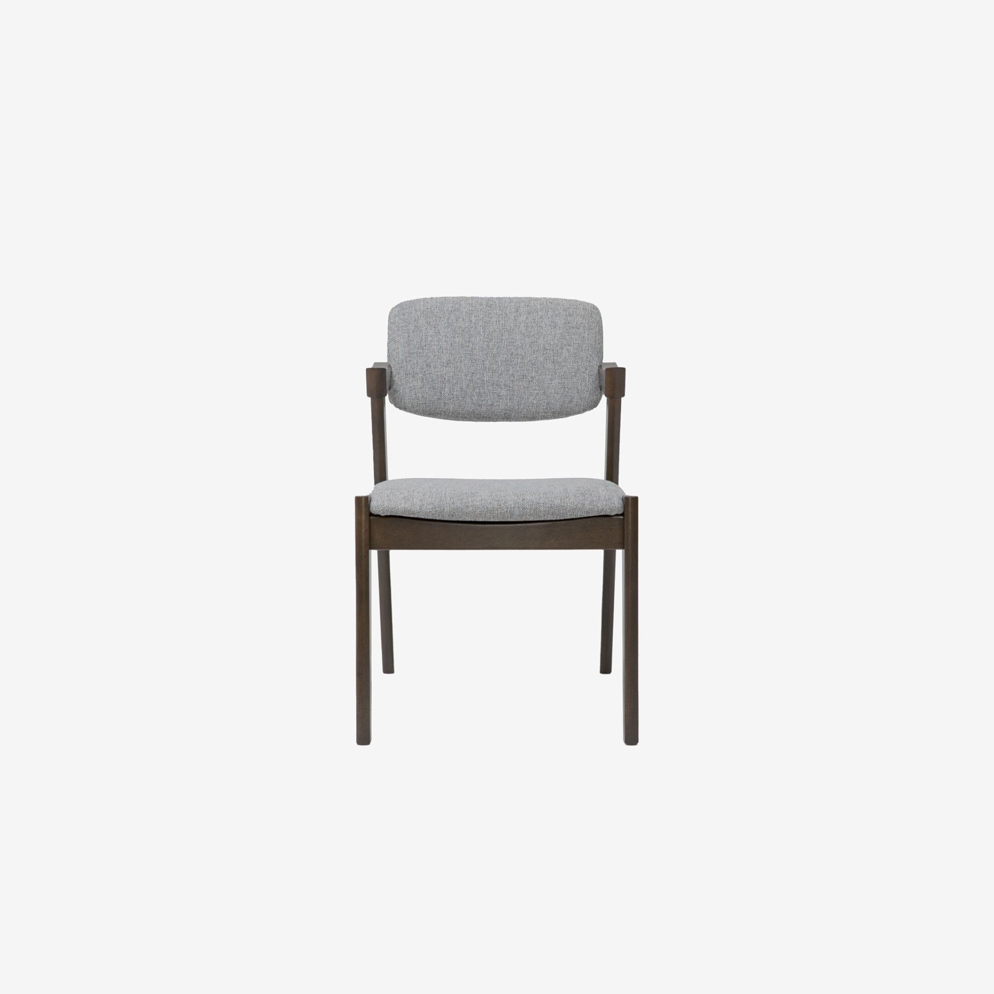 Atlas Dining Chair Set for 2 - Mocha Walnut