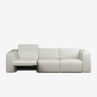 Beaumont 3 Seater Fabric Recliner Sofa - Seashell