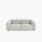 Bilbao 2 Seater Recliner Sofa - Easy Clean Fabric - Grey