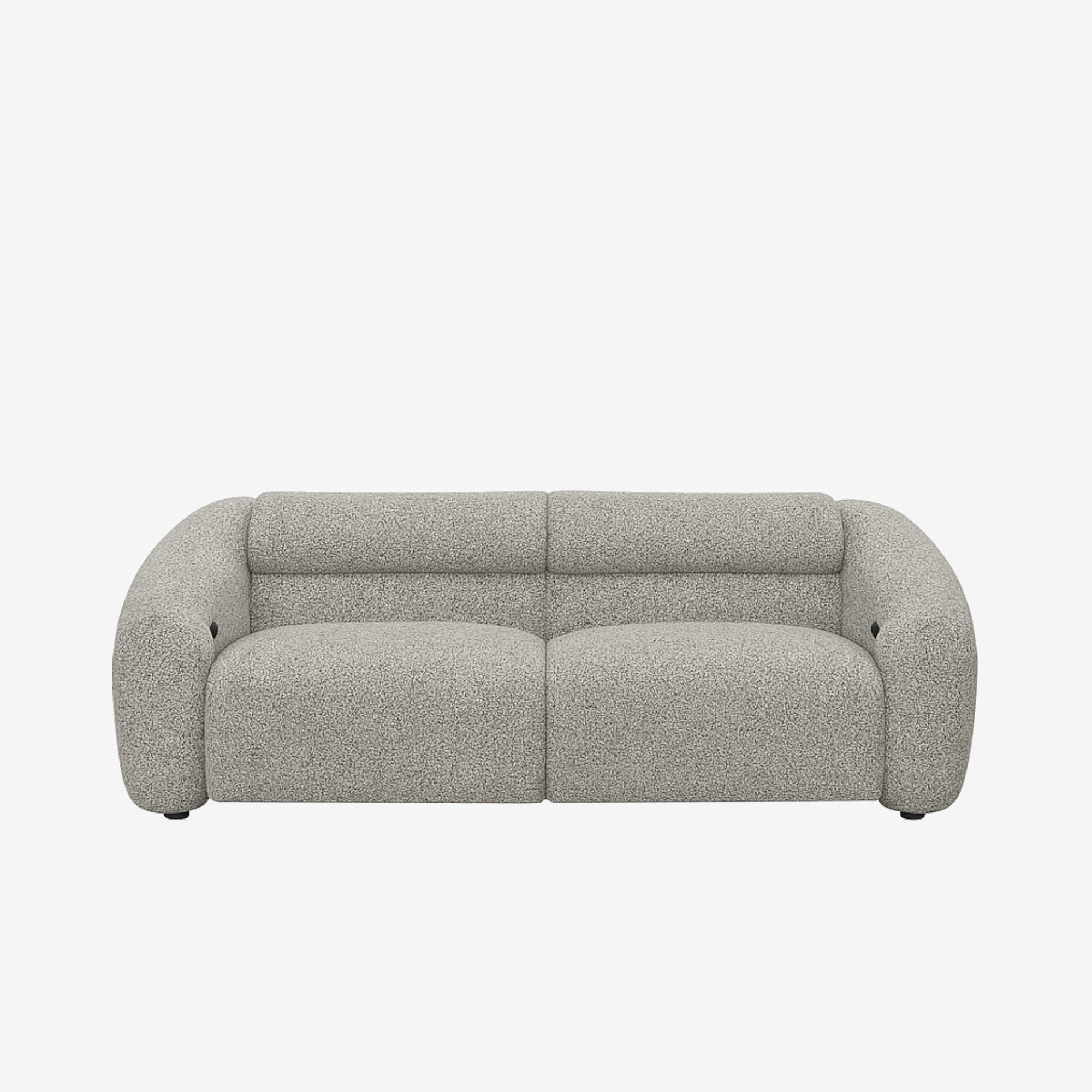 Bilbao 3 Seater Recliner Sofa - Easy Clean Fabric - Storm