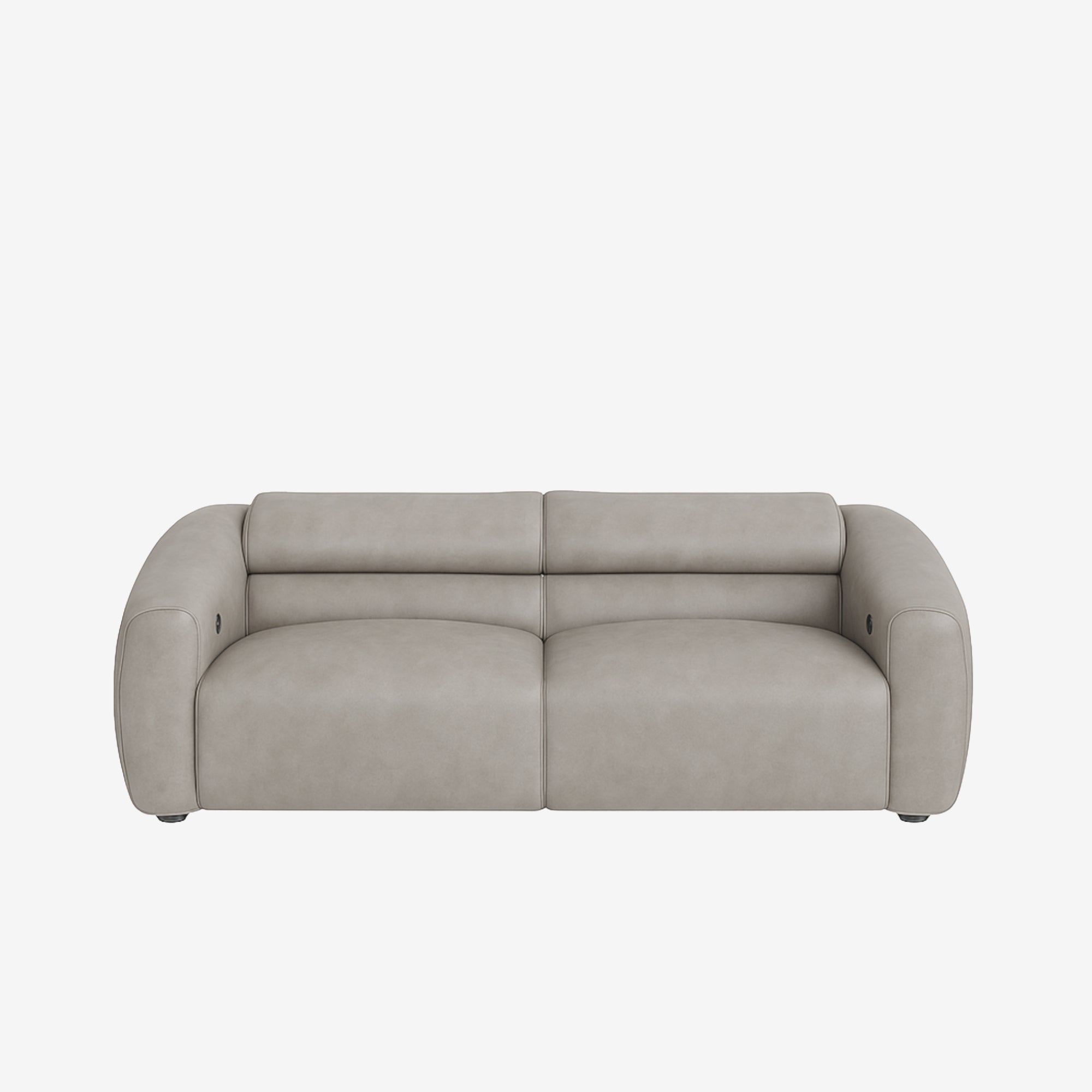 Bilbao 3 Seater Recliner Sofa - Leather - Chester Haze