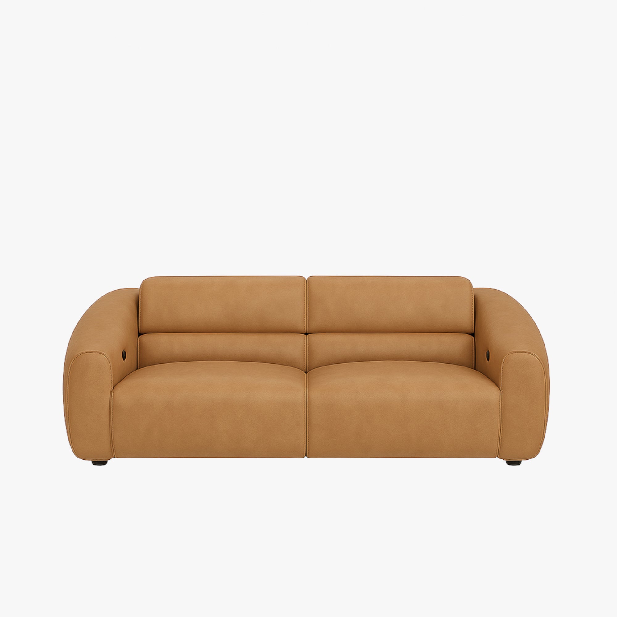 Bilbao 3 Seater Recliner Sofa - Leather - Kansas Cognac