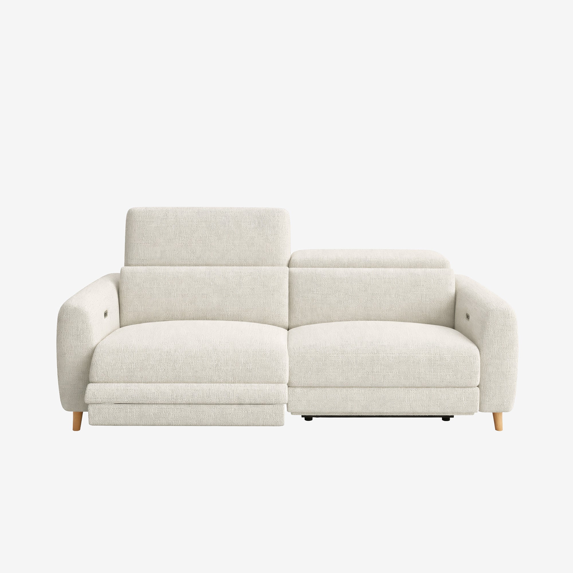 Hampton 3 Seater Fabric Sofa Ivory