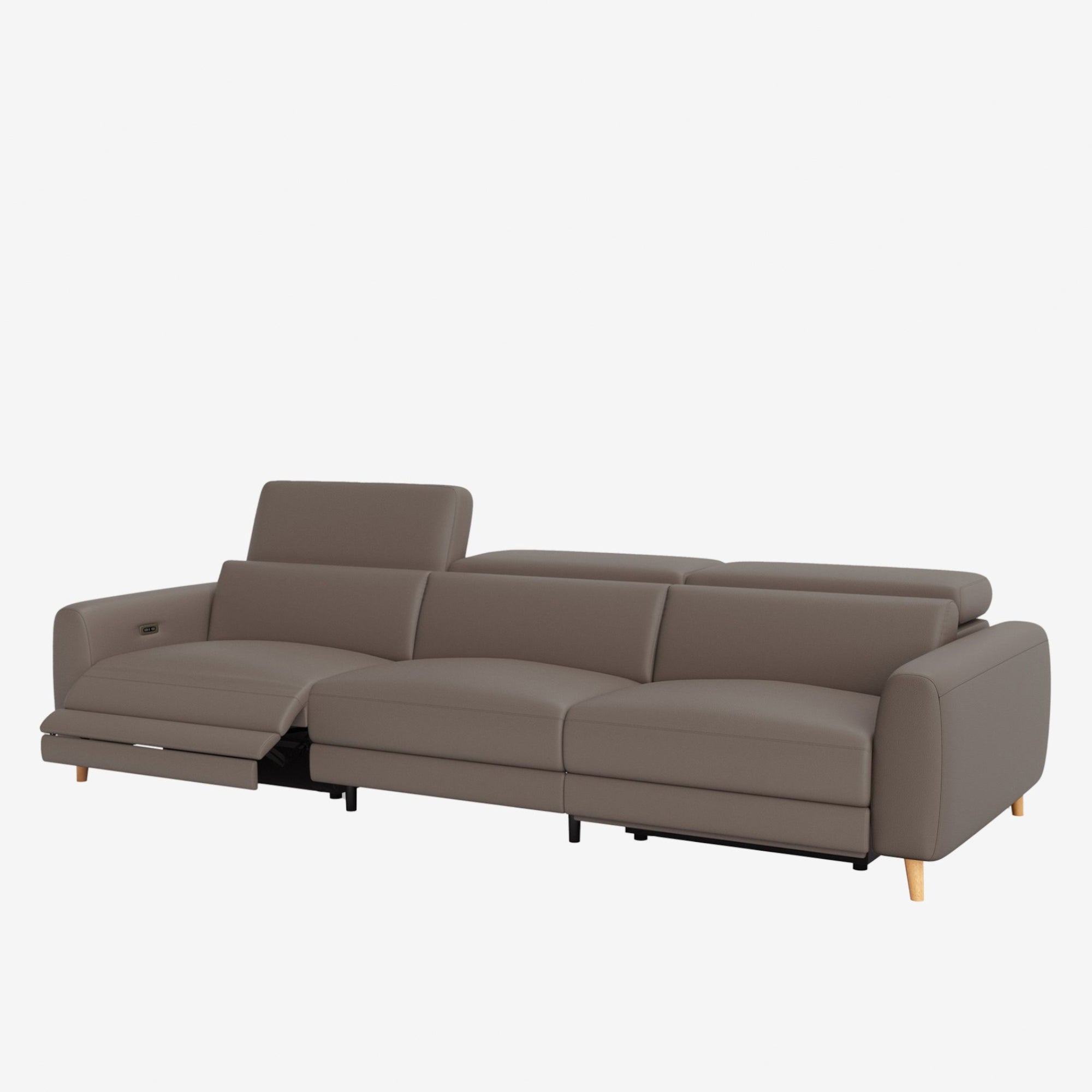 Hampton 4 Seater Leather Recliner Sofa