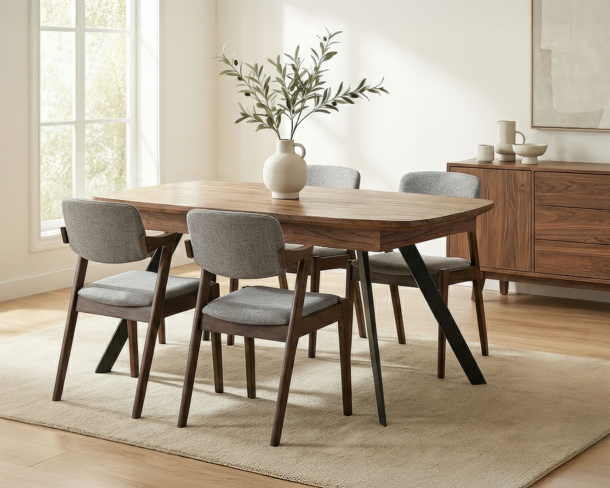 Hudson Extendable Dining Table – Grey & Sanders