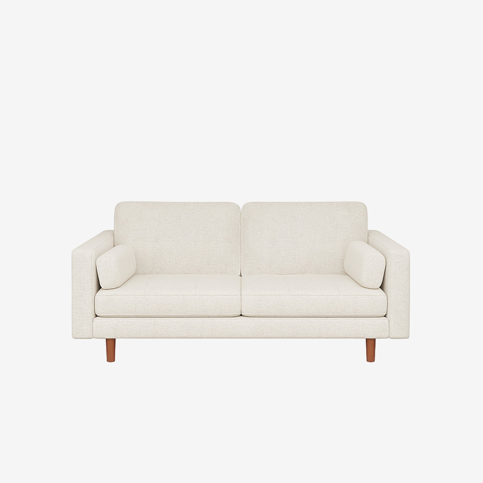 Hugh 2 Seater Fabric Sofa Ivory
