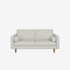 Hugh 2 Seater Fabric Sofa Stone