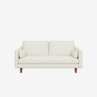 Hugh 2 Seater Fabric Sofa White