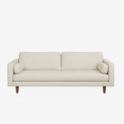 Hugh 3 Seater Fabric Sofa Ivory