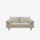 Hugh 2 Seater Leather Sofa Rio Light Taupe