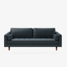 Hugh 3 Seater Leather Sofa Rio Indigo