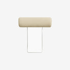 Hugh Fabric Headrest Latte