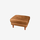 Hugh Leather Ottoman