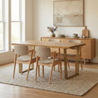 Indonesian Teak Dining Table Set for 4