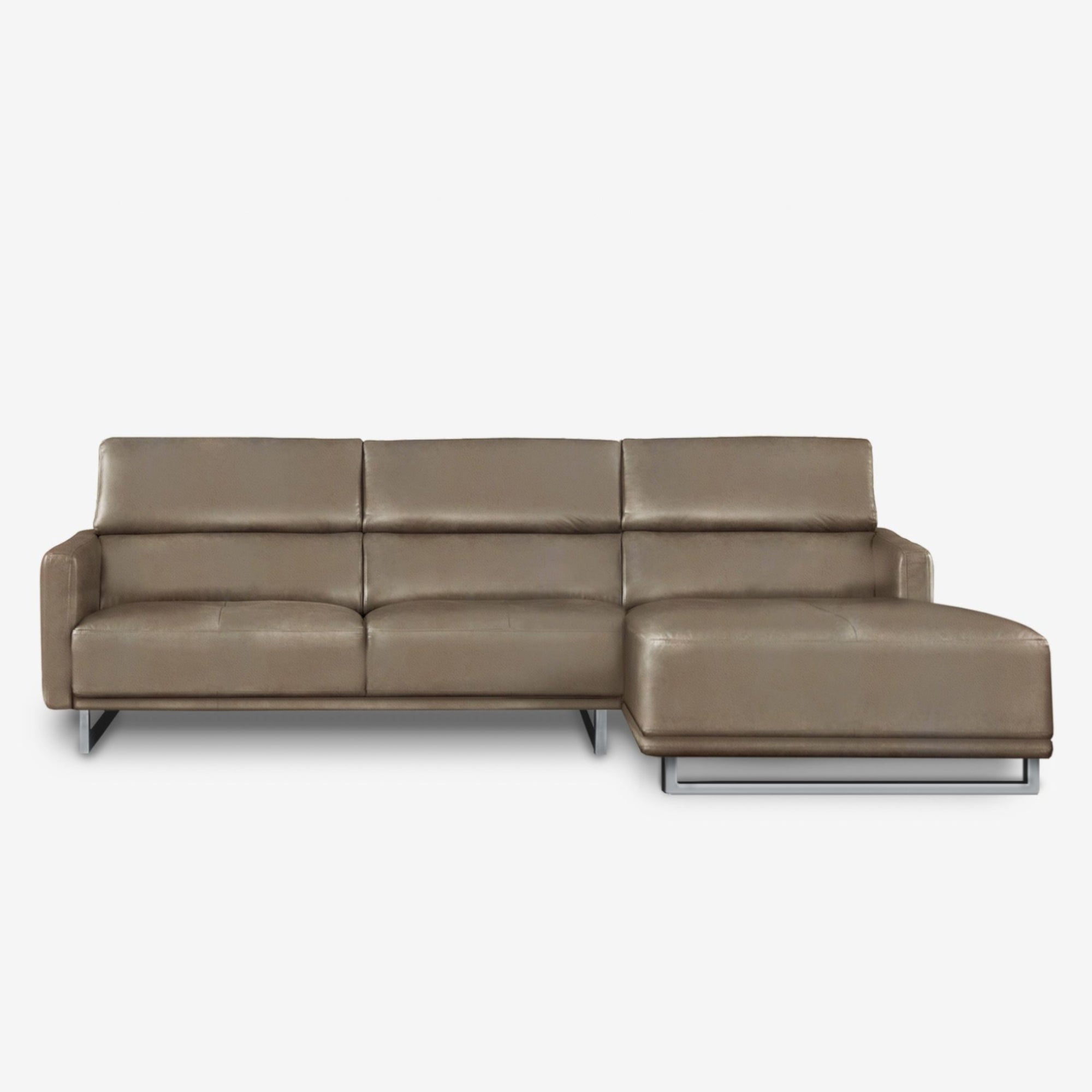 Maison L-Shaped Leather Sofa Photo - Right