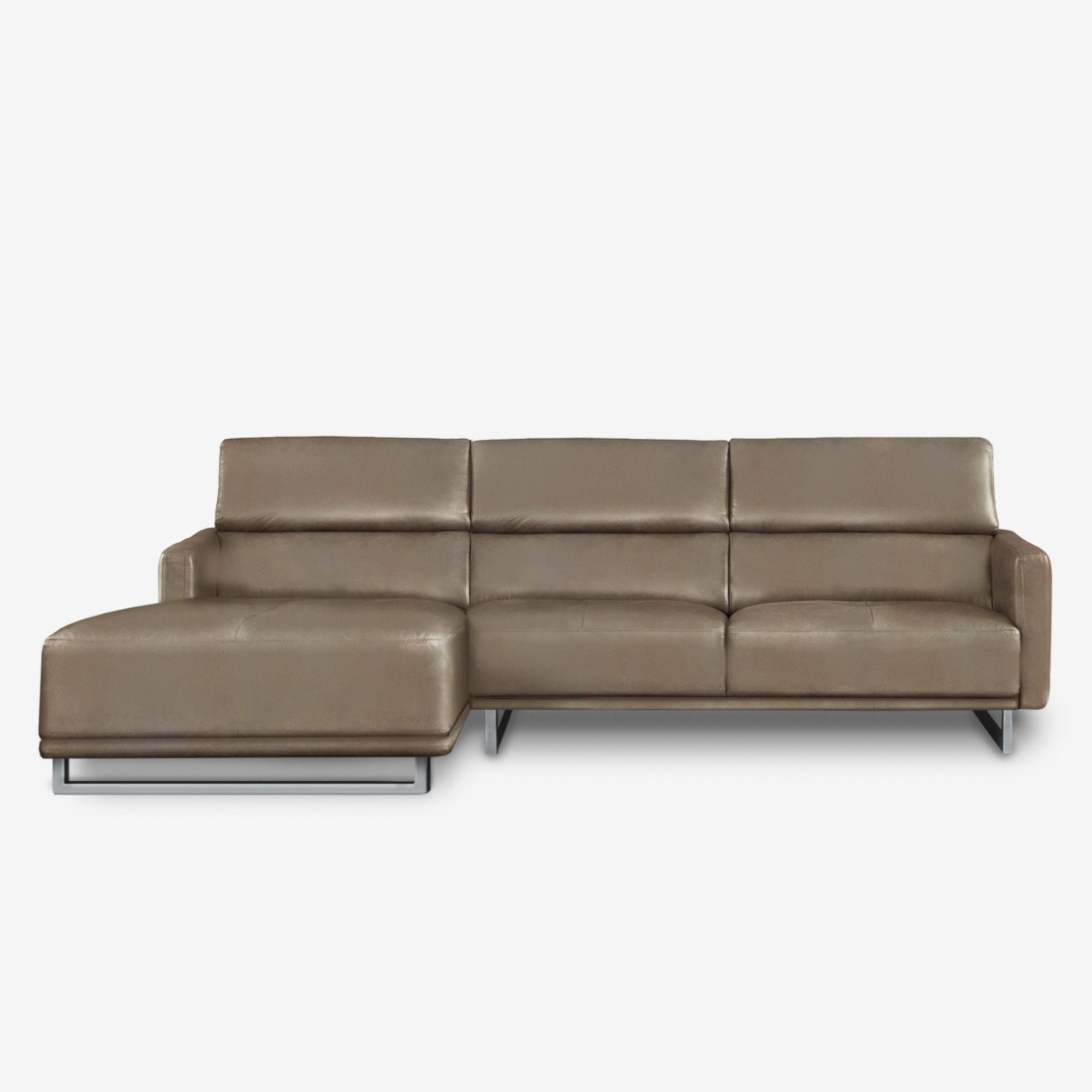 Maison L-Shaped Leather Sofa Photo - Left