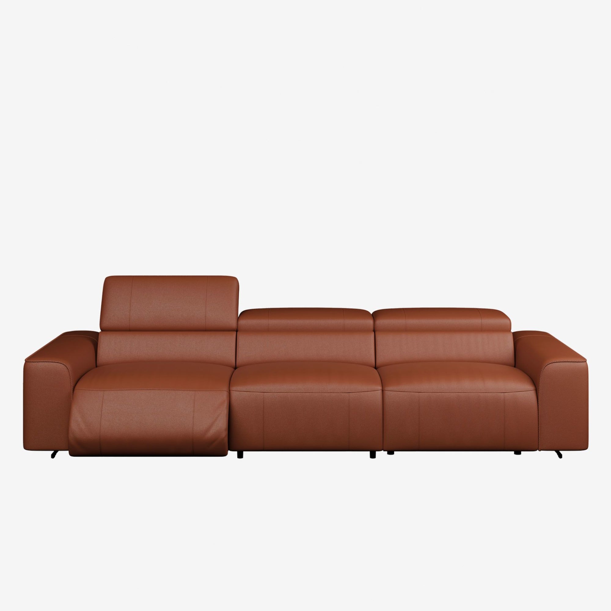 Manhattan 4 Seater Leather Recliner Sofa