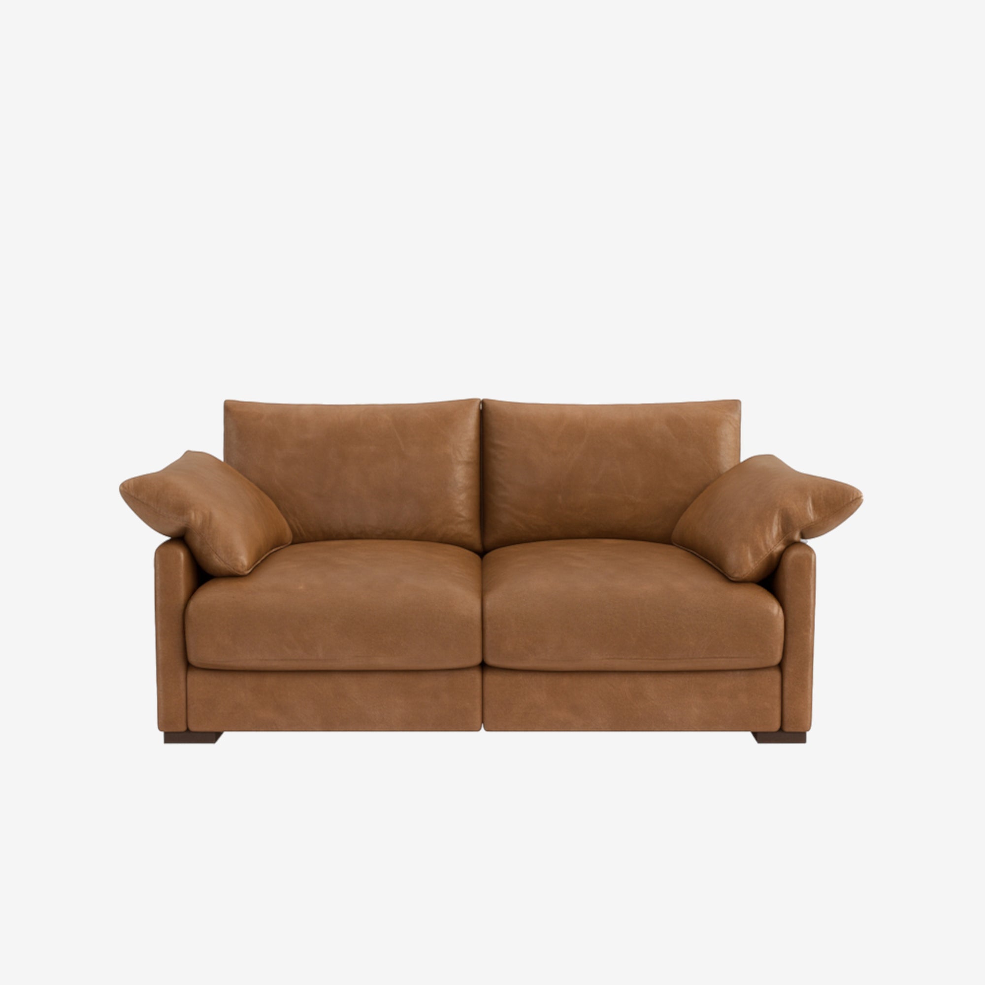 Melo 2 Seater Leather Sofa Chester Cocoa