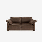 Melo 2 Seater Leather Sofa Chester Walnut