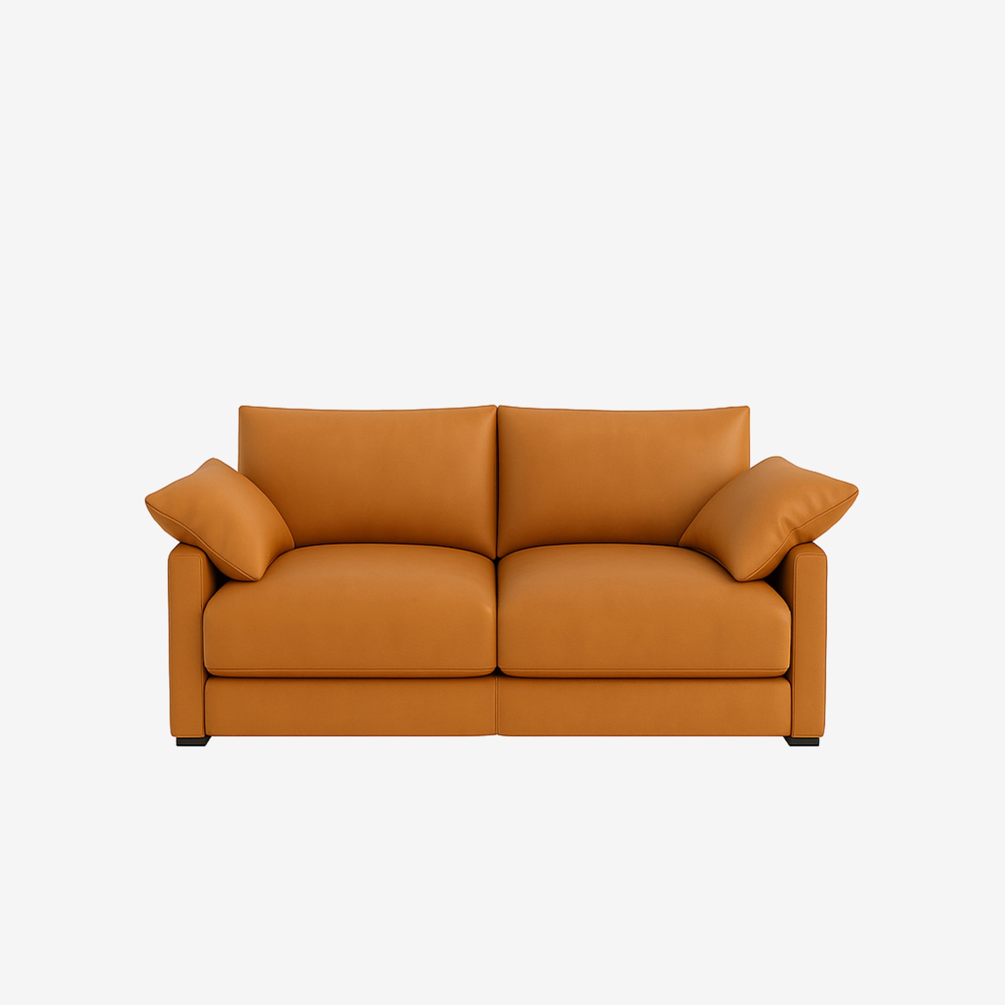 Melo 2 Seater Leather Sofa Kansas Cognac
