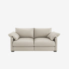Melo 2 Seater Leather Sofa Rio Light Taupe