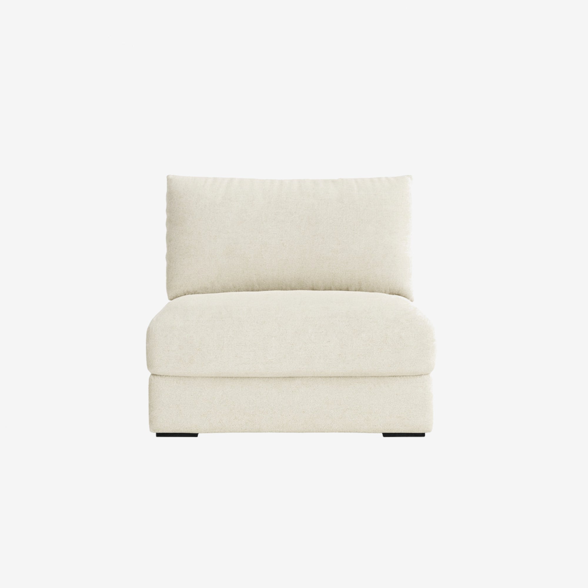 Melo Fabric Armless White