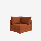 Melo Corner Fabric Sofa Standard Terracotta
