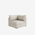 Melo Corner Leather Sofa Rio Light Taupe