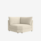 Melo Curve Corner Fabric Sofa Oat 