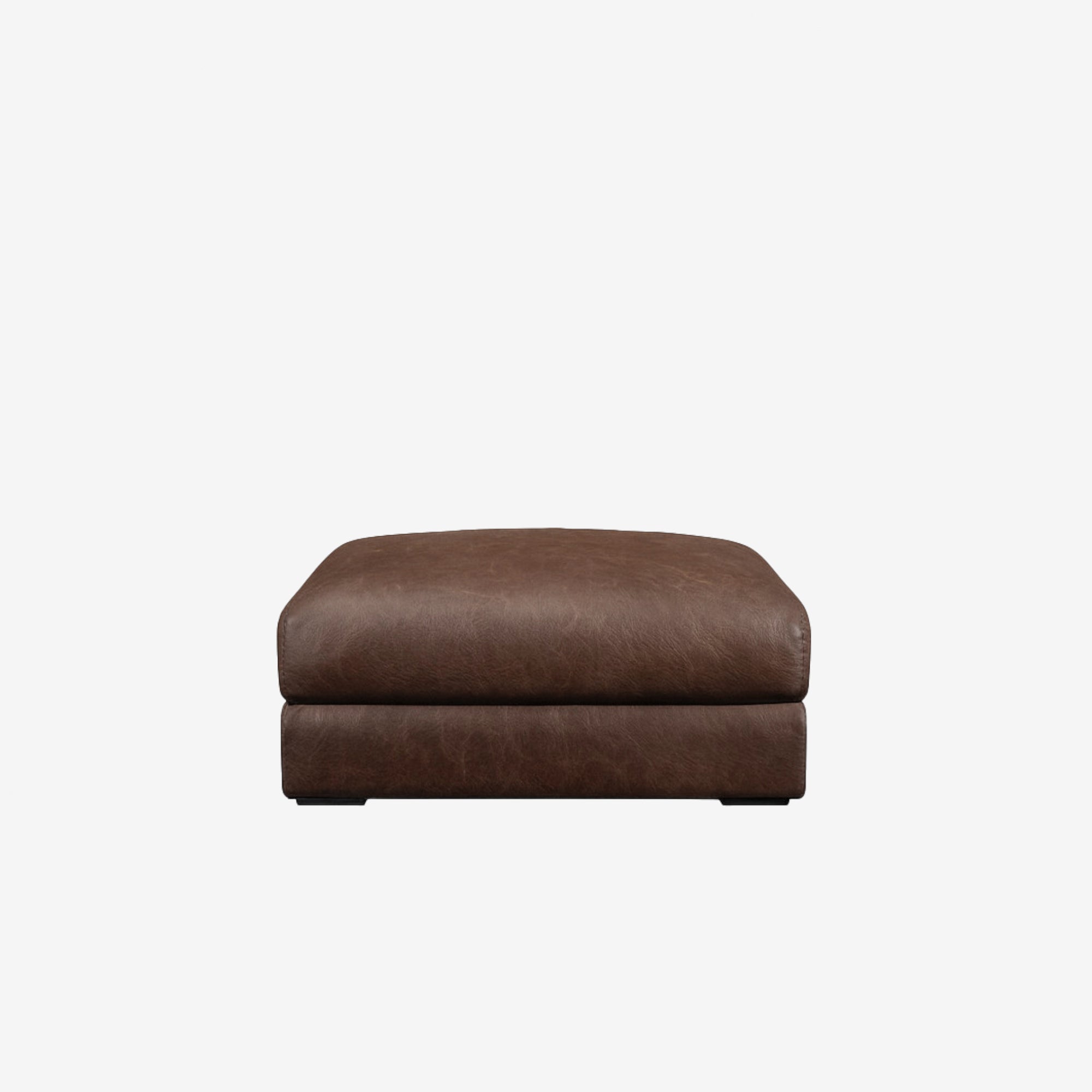 Melo Leather Ottoman Chester Walnut