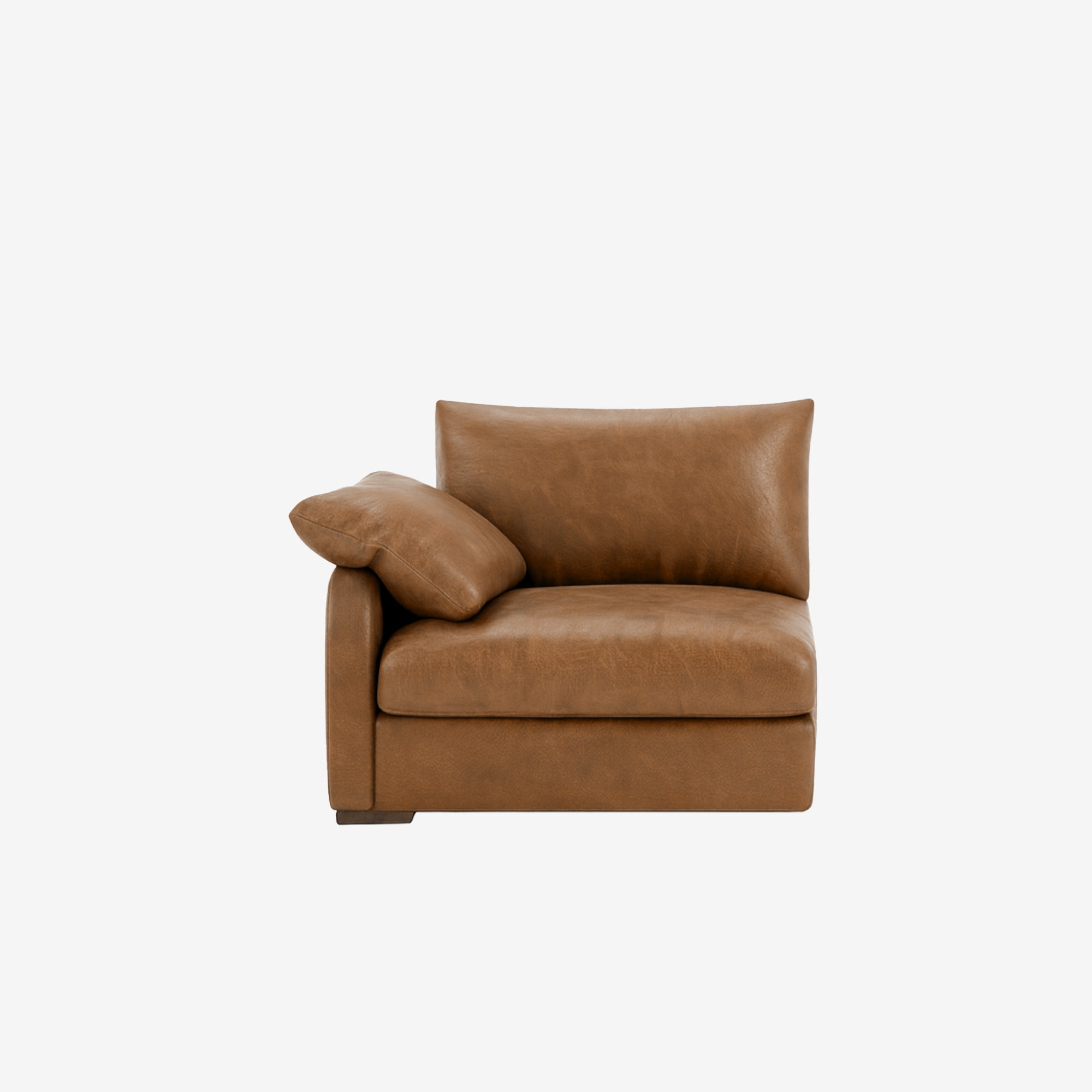 Melo Side Leather Sofa Chester Cocoa