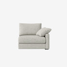 Melo Side Fabric Sofa Stone RIght