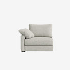 Melo Side Fabric Sofa Stone Left