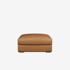 Melo Leather Ottoman 85cm
