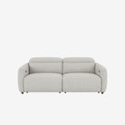 Nido 2 Seater Recliner Sofa - Easy Clean Fabric - Grey