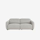 Nido 2 Seater Recliner Sofa - Easy Clean Fabric - Stone
