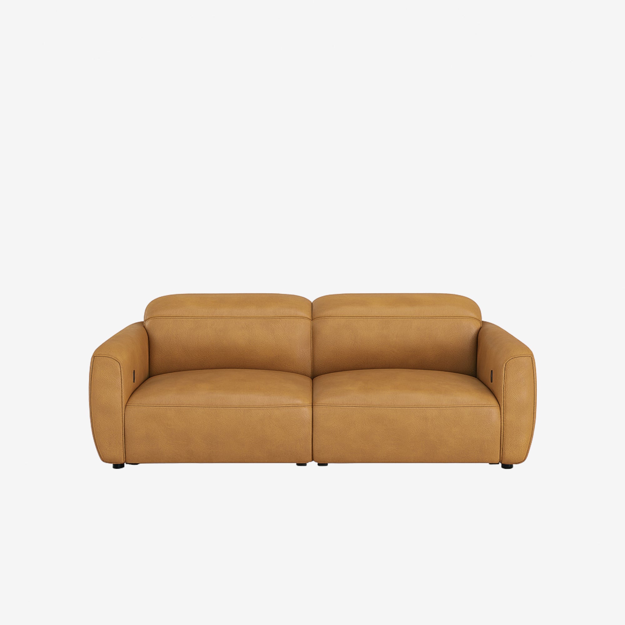 Nido 2 Seater Recliner Sofa - Leather - Chester Tan