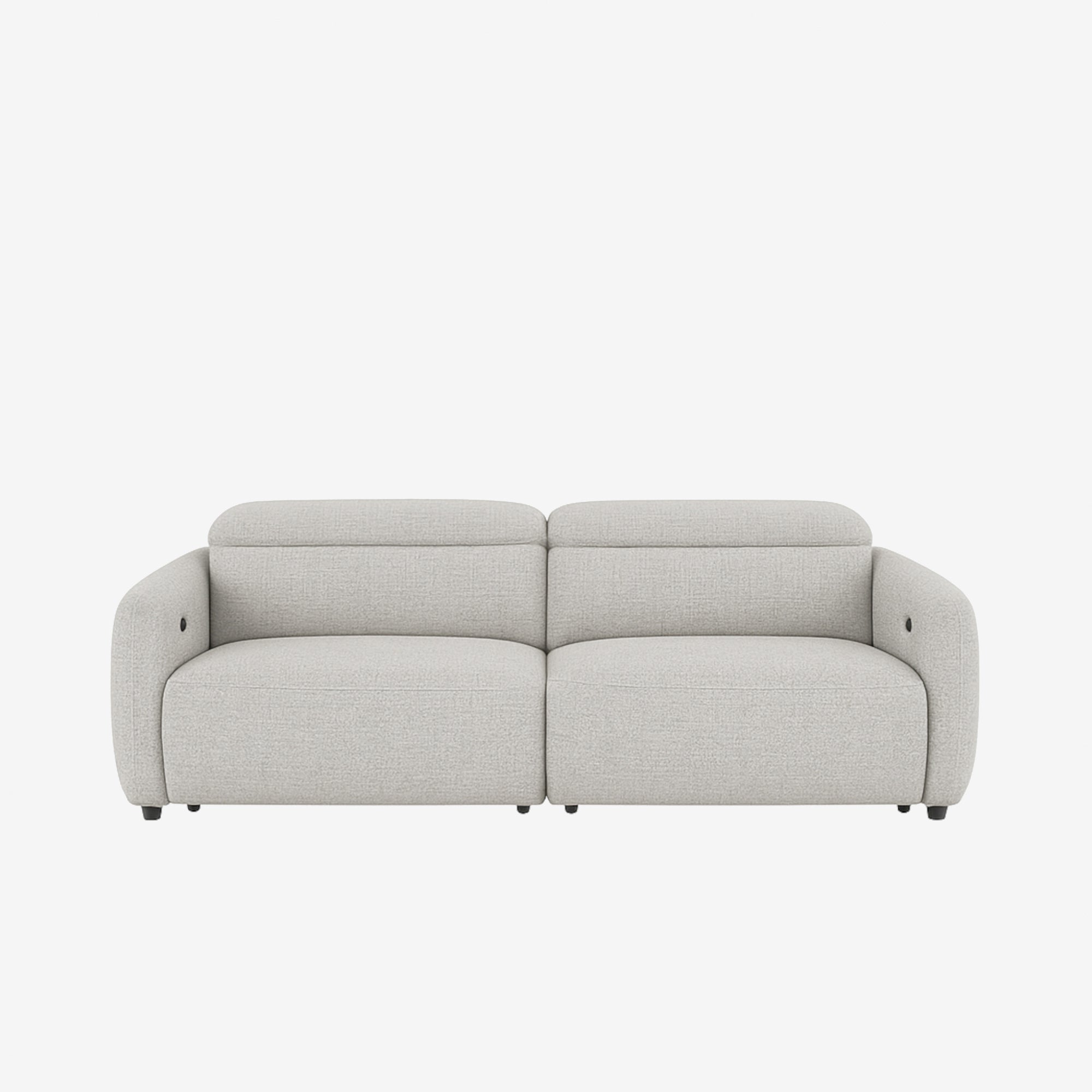 Nido 3 Seater Recliner Sofa - Easy Clean Fabric - Grey