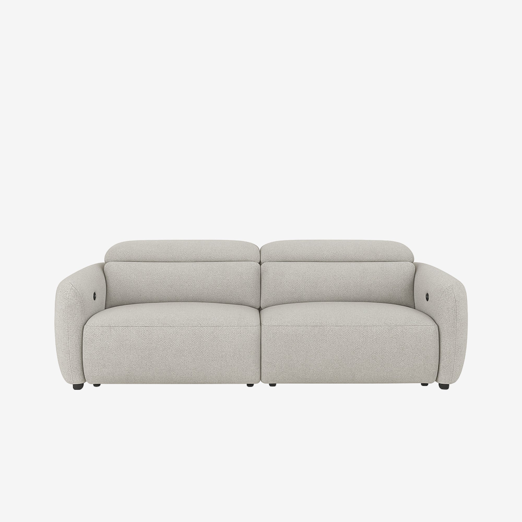 Nido 3 Seater Recliner Sofa - Easy Clean Fabric - Sand