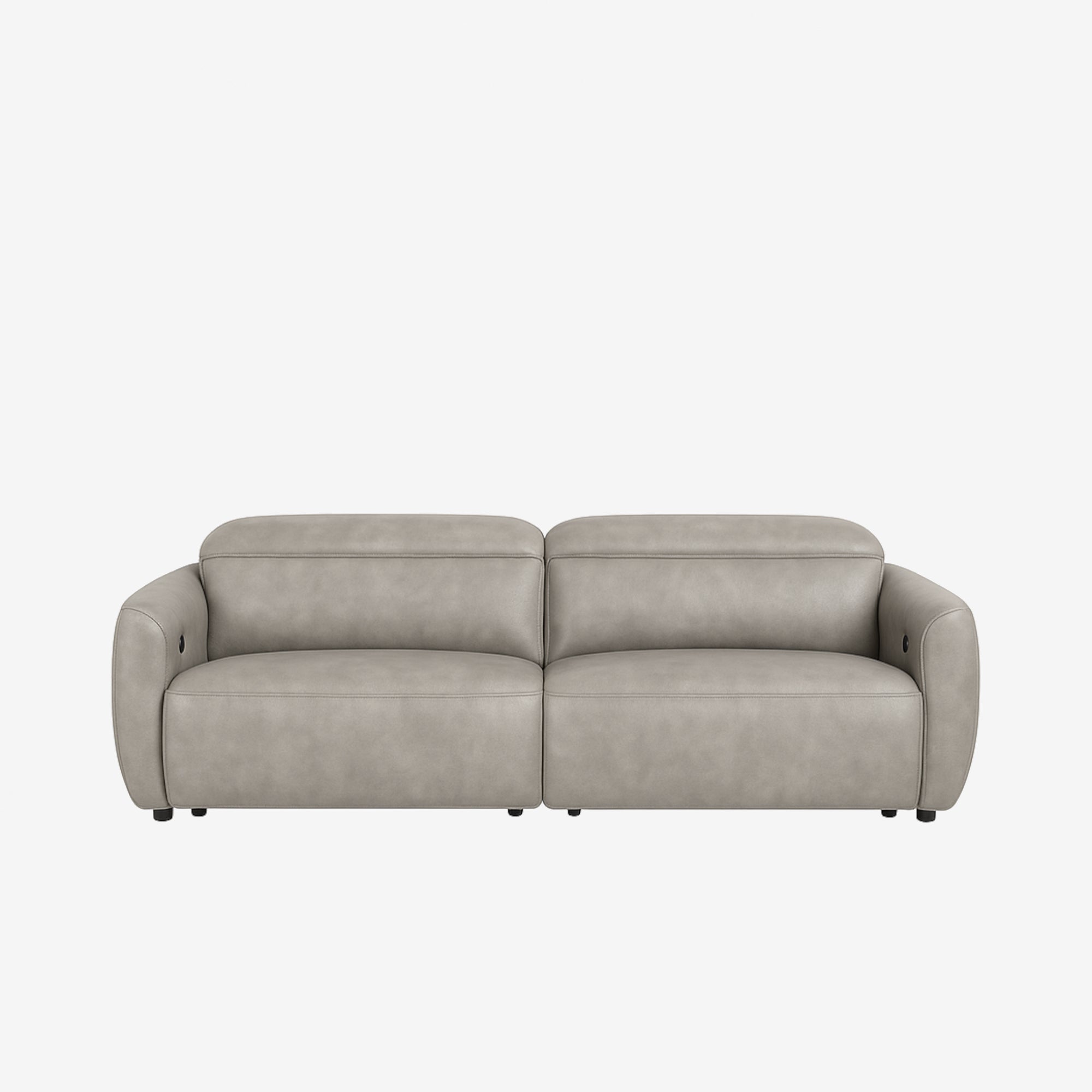 Nido 3 Seater Recliner Sofa - Leather - Chester Haze