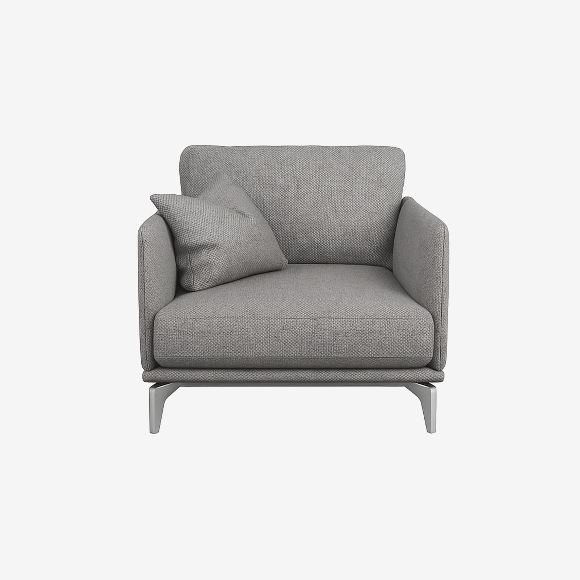 Portage Fabric Armchair Rhino