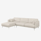 Portage L-Shaped Fabric Sofa Owl Left