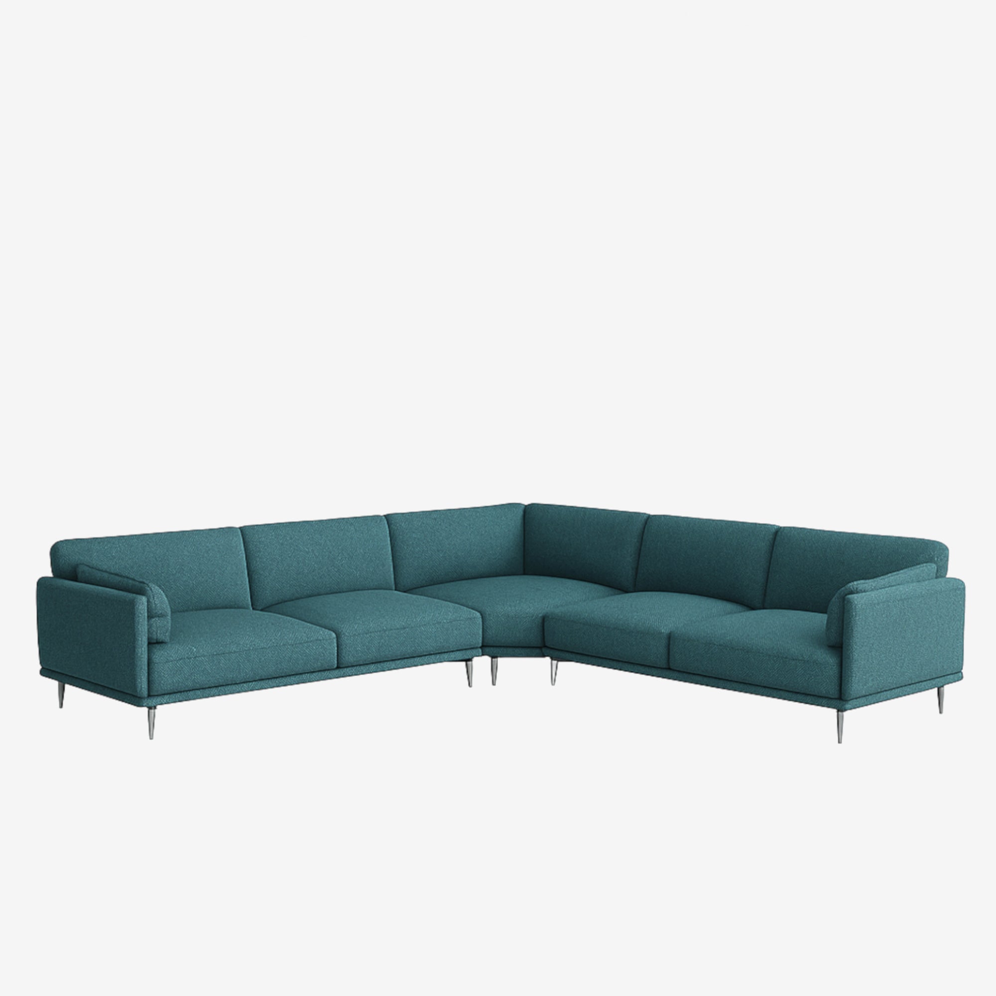 Portage Sectional Fabric Sofa Ocean